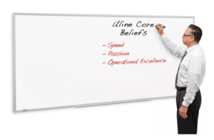 Nonmagnetic Melamine Dry Erase Board - 8 x 4'