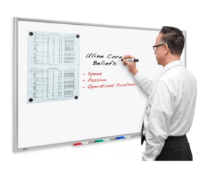Magnetic Porcelain Dry Erase Board - 5 x 3'