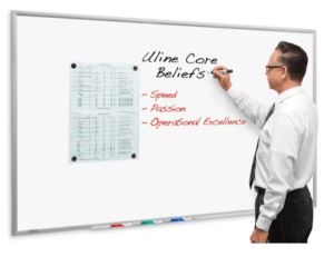 Magnetic Porcelain Dry Erase Board - 6 x 4'