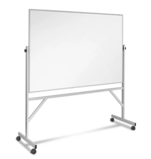 Magnetic Steel Mobile Dry Erase Board - 6 x 4'