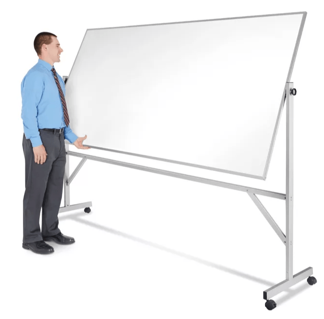 Magnetic Steel Mobile Dry Erase Board - 8 x 4' - Image 2