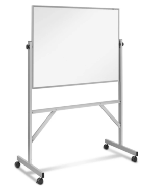 Nonmagnetic Melamine Mobile Dry Erase Board - 4 x 3'