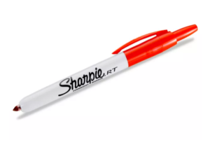 Sharpie? Retractable Fine Tip Markers - Red