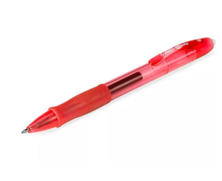 BIC® Gel-ocity™ Gel Pen - Medium Tip, Red