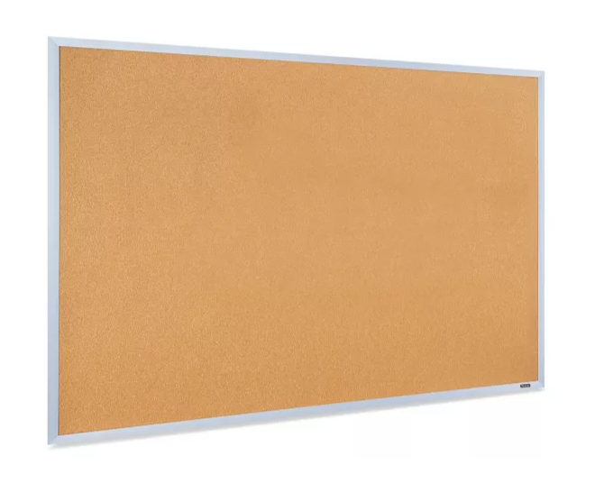 Cork Board with Aluminum Frame - 4 x 3'