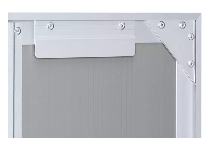 Enclosed Cork Board with Aluminum Frame - 2 x 3' - Image 3