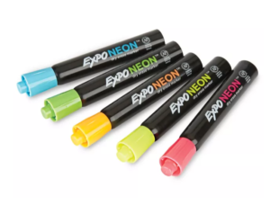 Expo® Dry Erase Markers - Assorted Neon