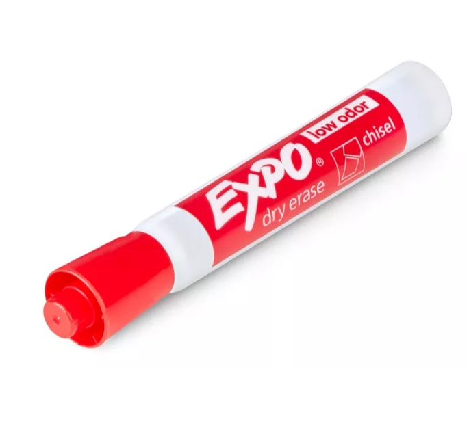 Expo® Dry Erase Markers - Red