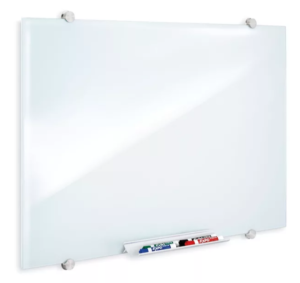 Magnetic Glass Dry Erase Board - White, 3 x 2'