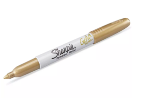 Sharpie® Metallic Fine Tip Markers - Gold