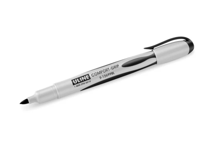 Uline Comfort-Grip Markers - Black