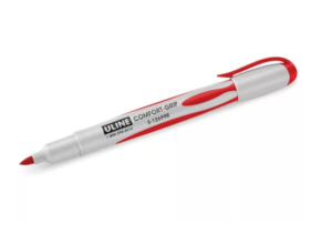 Uline Comfort-Grip Markers - Red