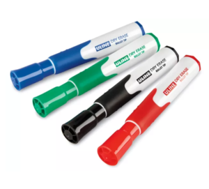 Uline Dry Erase Markers - Bullet Tip, Assortment Pack