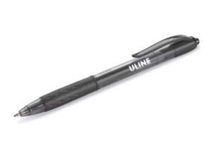 Uline Easy Glide Gel Pen - Medium Tip, Black