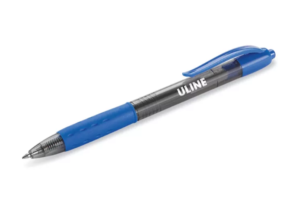Uline Easy Glide Gel Pen - Medium Tip, Blue