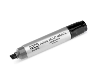 Uline Pallet Markers - Jumbo Chisel-Tip, Black