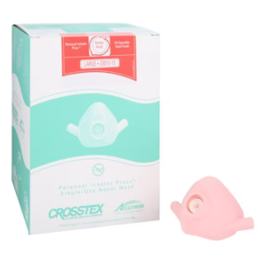 Personal Inhaler Plus Nasal Hood Large Perfect Peach 24/Pk