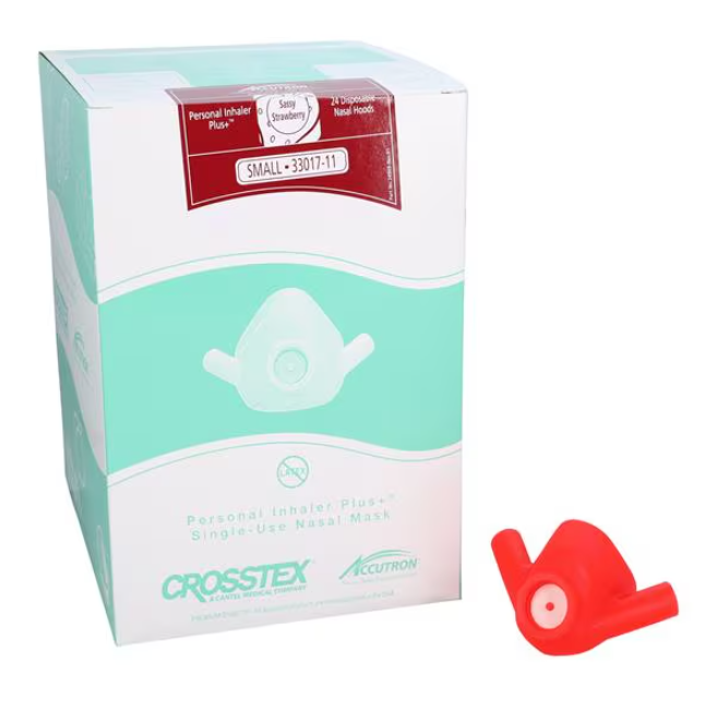 Personal Inhaler Plus Nasal Hood Small Sassy Strawberry 24/Pk