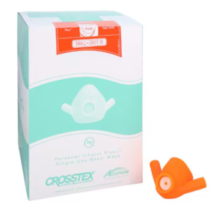 Personal Inhaler Plus Nasal Hood Small Outlaw Orange 24/Pk