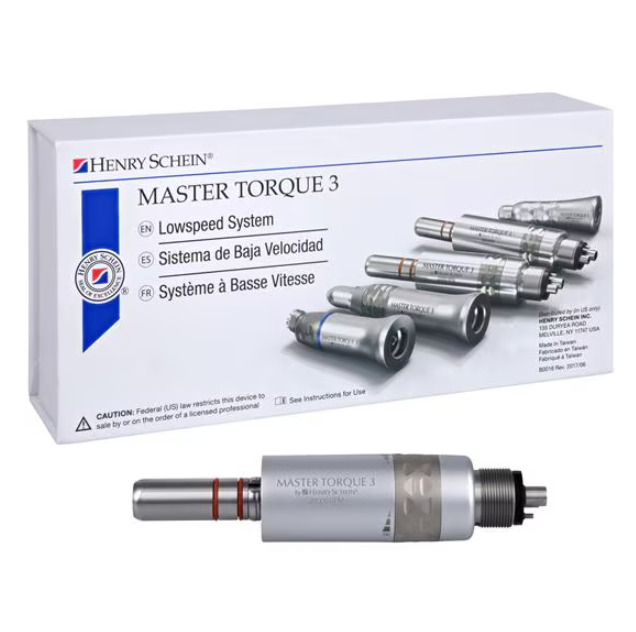Master Torque 3 Low Speed Air 20000 rpm Motor E-Type Connection Each
