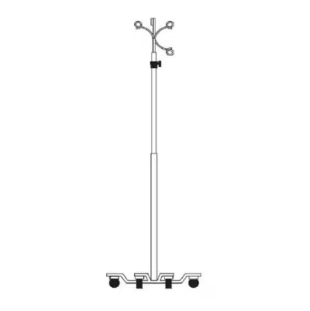 IV Pole Stand Custom Piggyback Hook