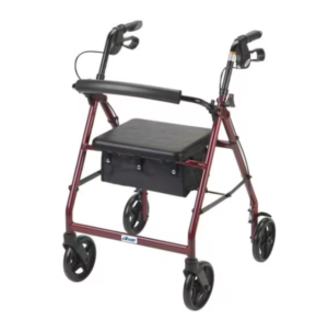 Walker Rollator 300lb Capacity Adult 7.5" Casters