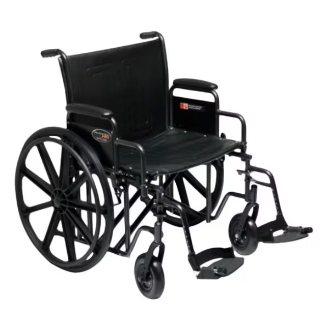 Traveler HD Transport Wheelchair 500lb Capacity