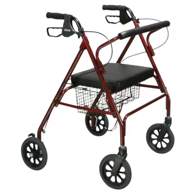 Go-Lite Rollator 500lb Capacity 8" Casters