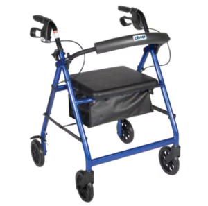 Walker Rollator 300lb Capacity Adult 6" Wheels