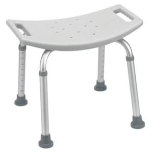 Shower Bench 400lb Capacity Aluminum/Plastic