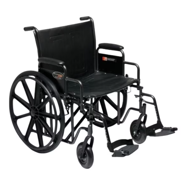 Traveler HD Transport Wheelchair 500lb Capacity