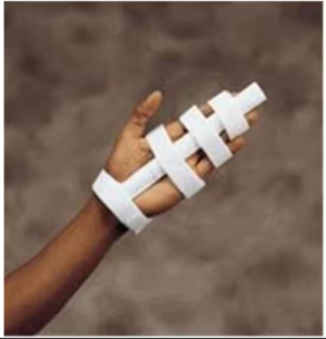 Splint Finger Size Medium Aluminum