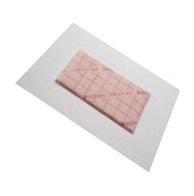 PolyMem Hydrophilic QuadraFoam Island Dressing 4x5" Sterile Non-Adherent Adhs LF