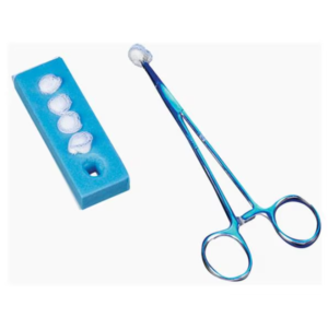 Cotton Peanut Sponge 3/8" Sterile Round #5 X-Ray Detectable LF