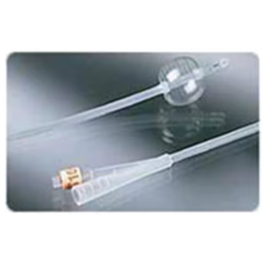 Bardex 2-Way Foley Catheter Short Standard Tip Silicone 22Fr 30cc