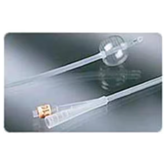 Bardex 2-Way Foley Catheter Short Standard Tip Silicone 22Fr 30cc