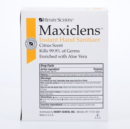 Maxiclens Gel Sanitizer 800 mL Citrus Ea - Image 3