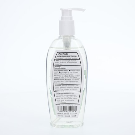 Liquid Soap 8 oz Pump Bottle Cucumber / Aloe Scent 8oz/Bt - Image 2