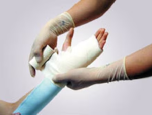 Orthopedic Splint White/Blue 5"x15'