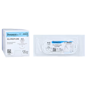 Suture 4-0 18" Polypropylene Monofilament DSM18 Blue 12/Bx