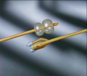 3-Way Foley Catheter Short Round Tip Silicone 20Fr 5cc