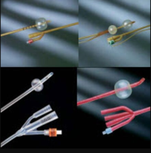 Lubri-Sil 2-Way Foley Catheter Coude Tip 100% Silicone/Hydrogel Coating 20Fr 5cc