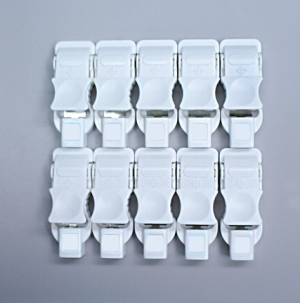 ECG Clip New For IQ Mark Holter Reusable 10/pk