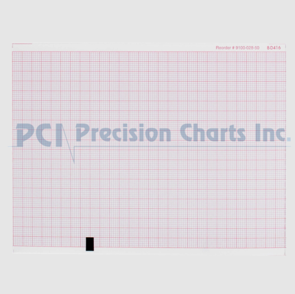 ECG/EKG Recording Paper New For Mortara ELI 150 24Pk/Ca