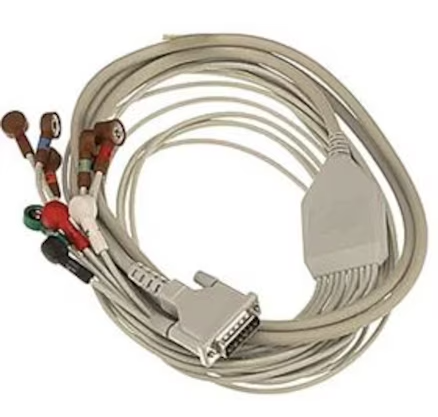 Snap Cable New For ELI Series ECG Snap 10 Wire Lead Ea