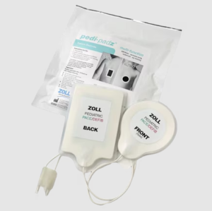 Pedi-Padz Defibrillator Electrode Pediatric New Polyethylene Foam 3.6x4.8 6/Ca