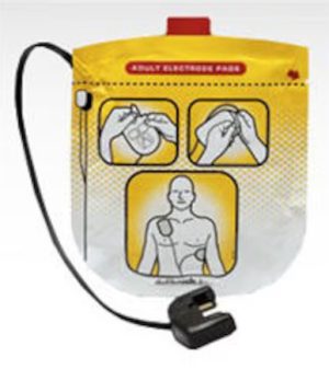 AED Pad Adult New For Lifeline View AED Defibrillilator 1/Pair