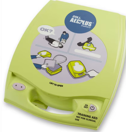 AED Plus Trainer II Trainer Defibrillator New Ea