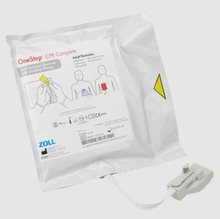 OneStep Resuscitation Electrode Adult New 8/Ca