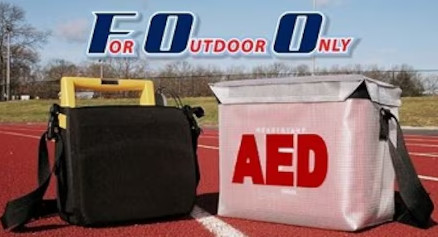 Foobag AED Case New Nylon-Lined Plastic 6-1/2x12-1/2x12" Ea